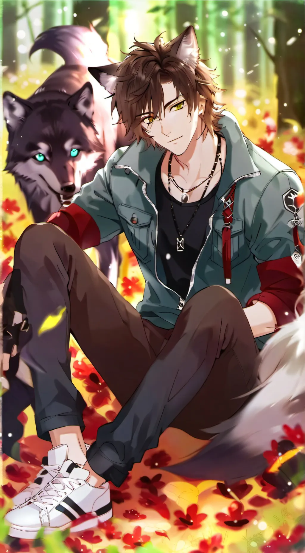 ai character: 🕸️🫀Ajax🫀🕸️ background