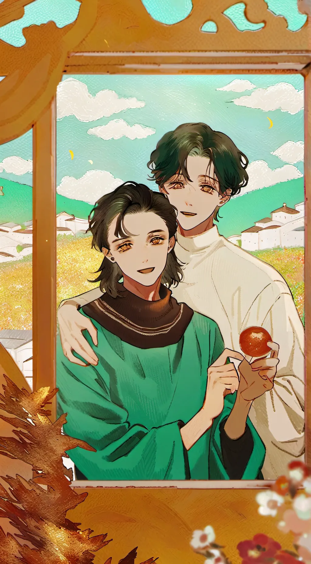 ai character: 🏳️‍🌈douma x akaza background