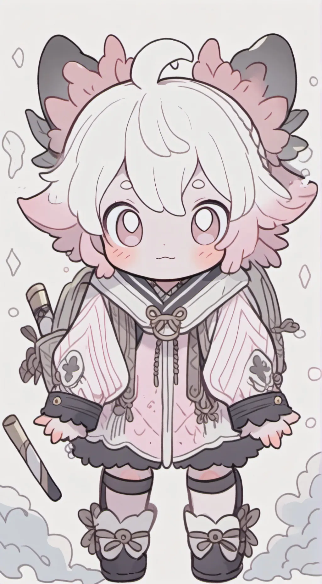 ai character: Girl kenito pet background