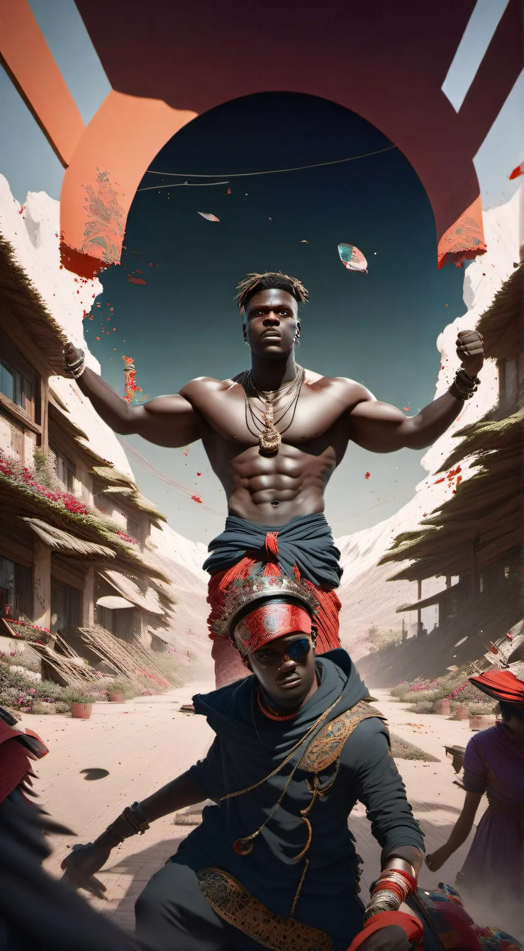 ai character: KSI background