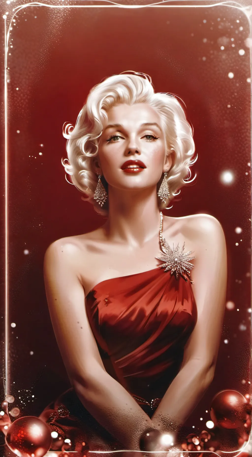 ai character: Marilyn Monroe  background