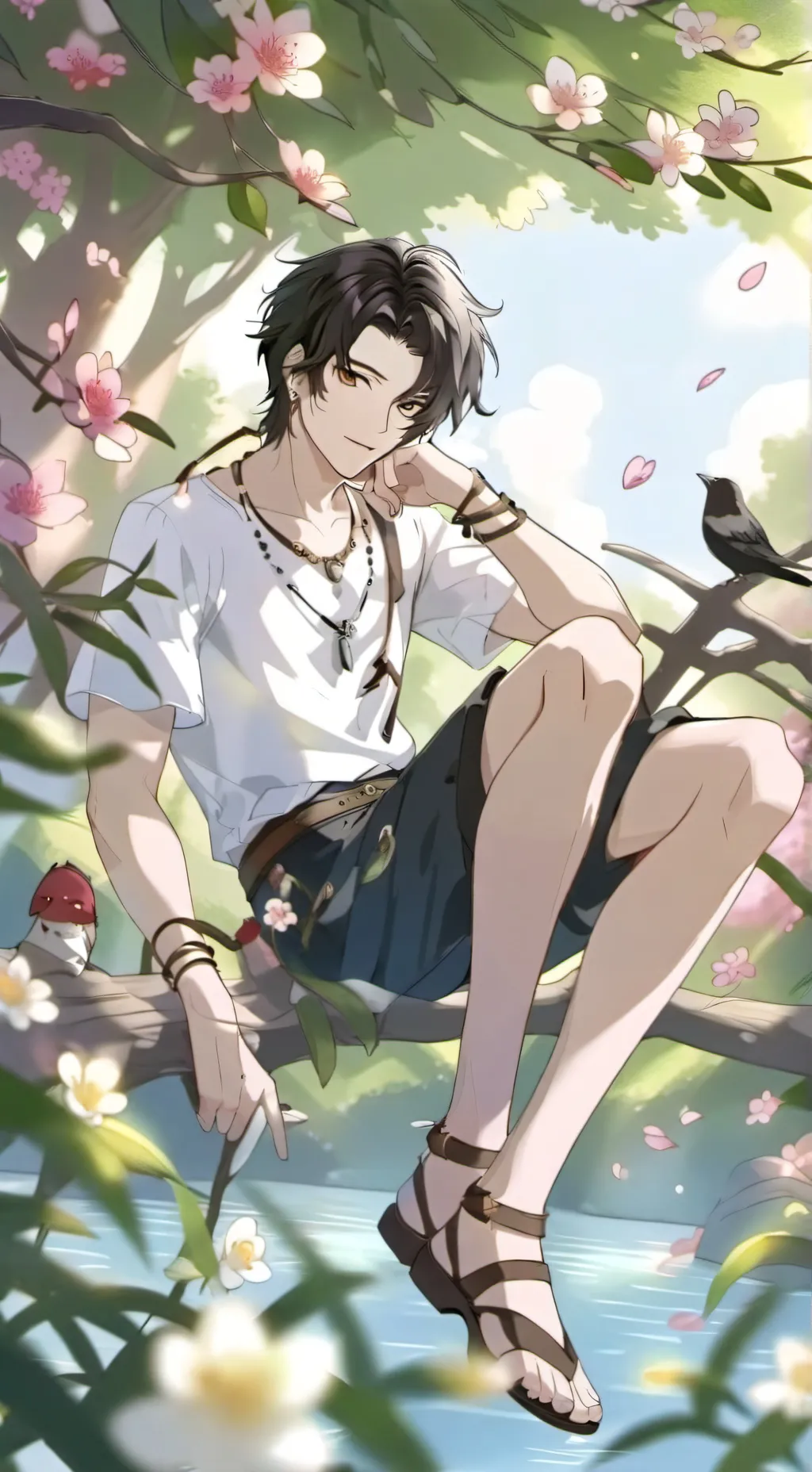 ai character: Roblox bl/lesbian background