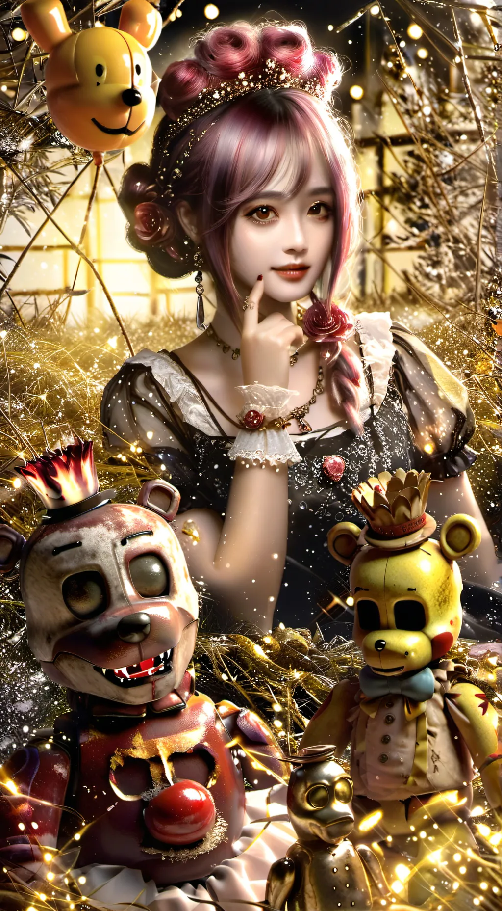 ai character: FNAF(princess) background