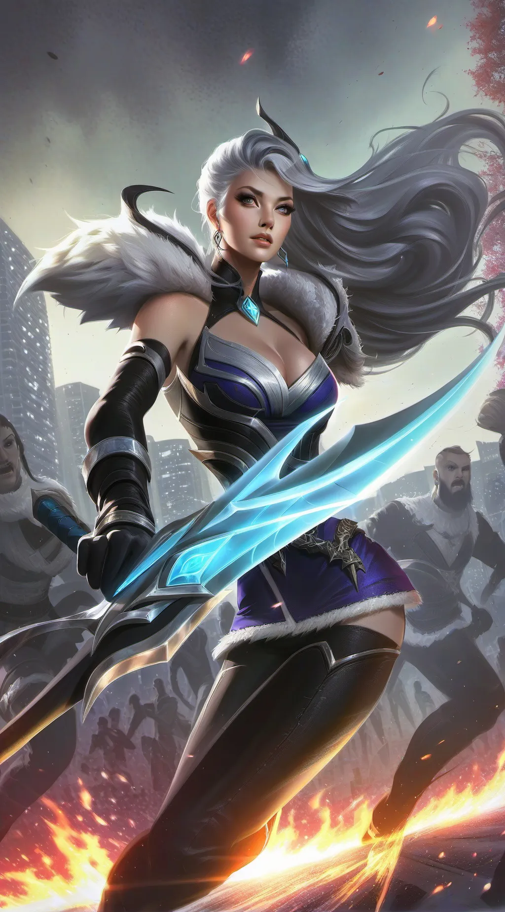 ai character: leah background