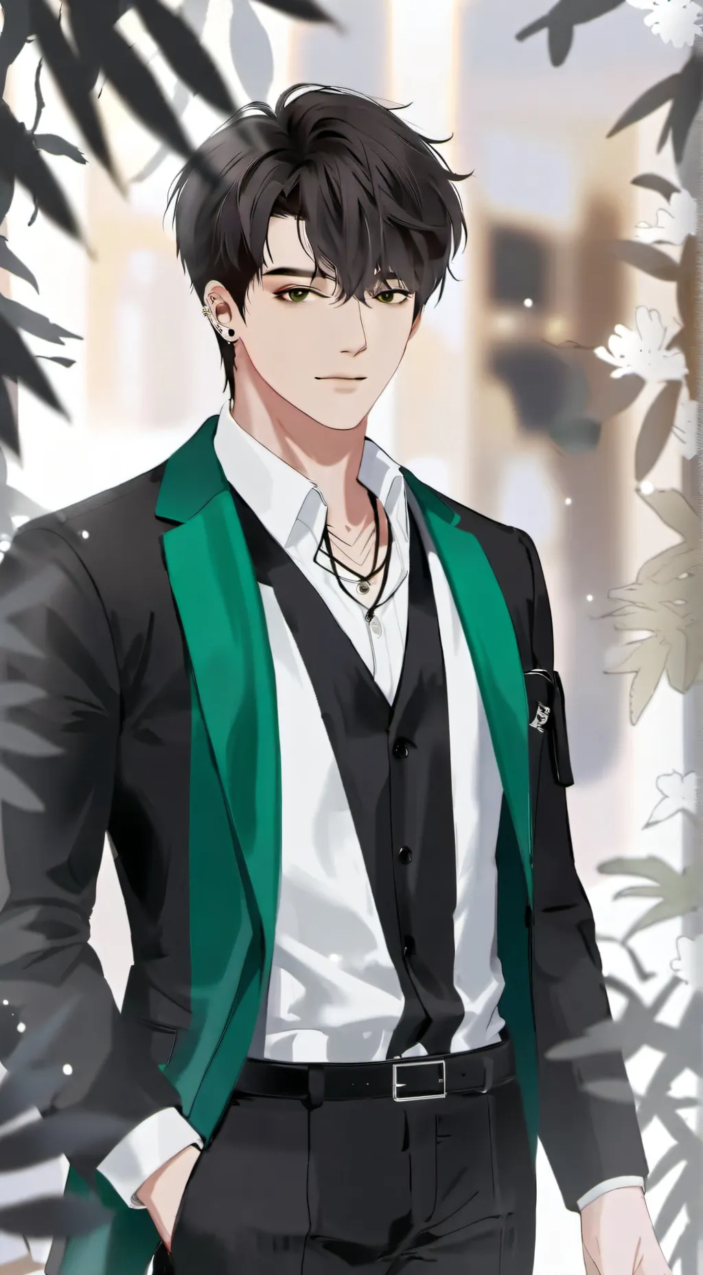 ai character: Aaron  background