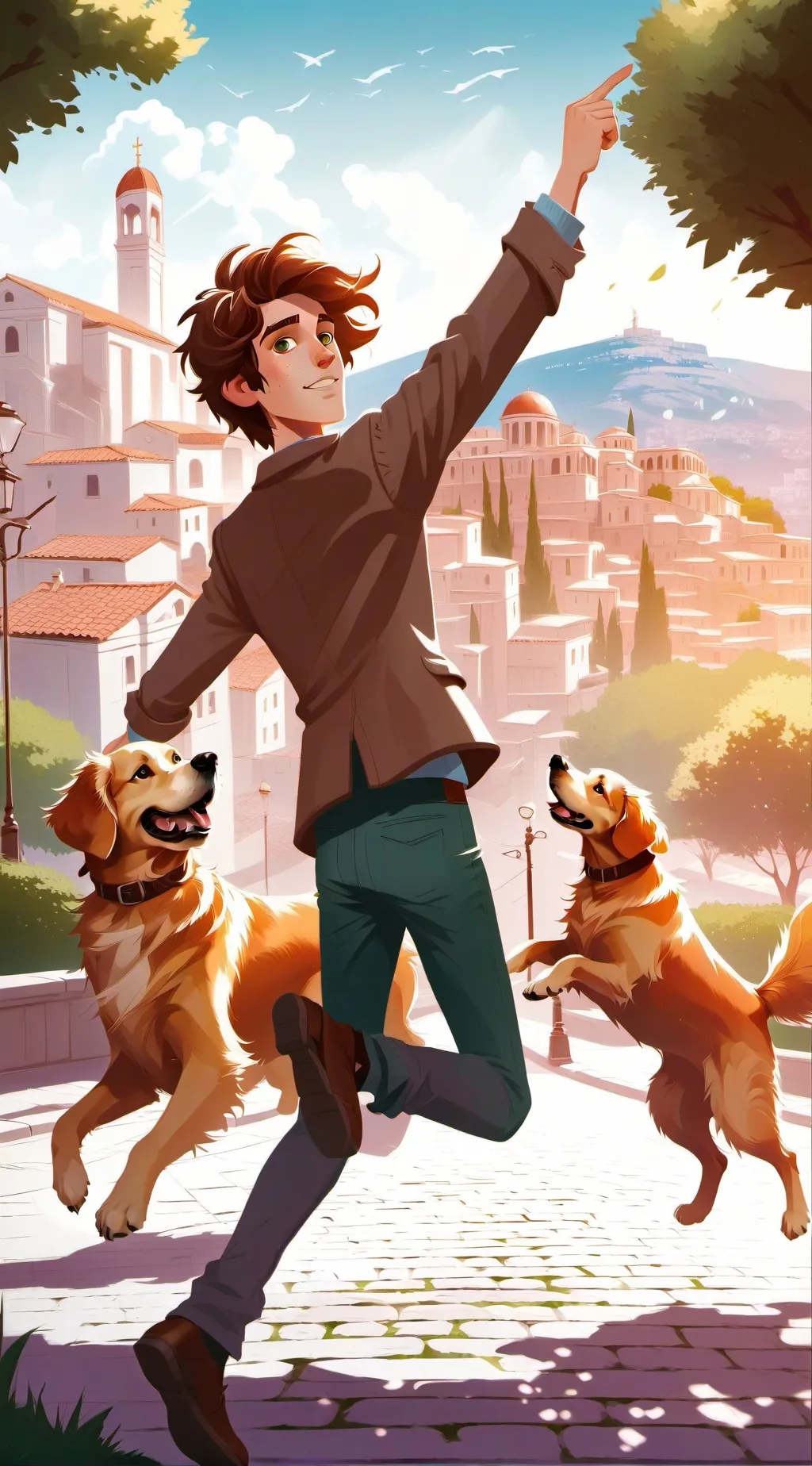 ai character: percy Jackson  background