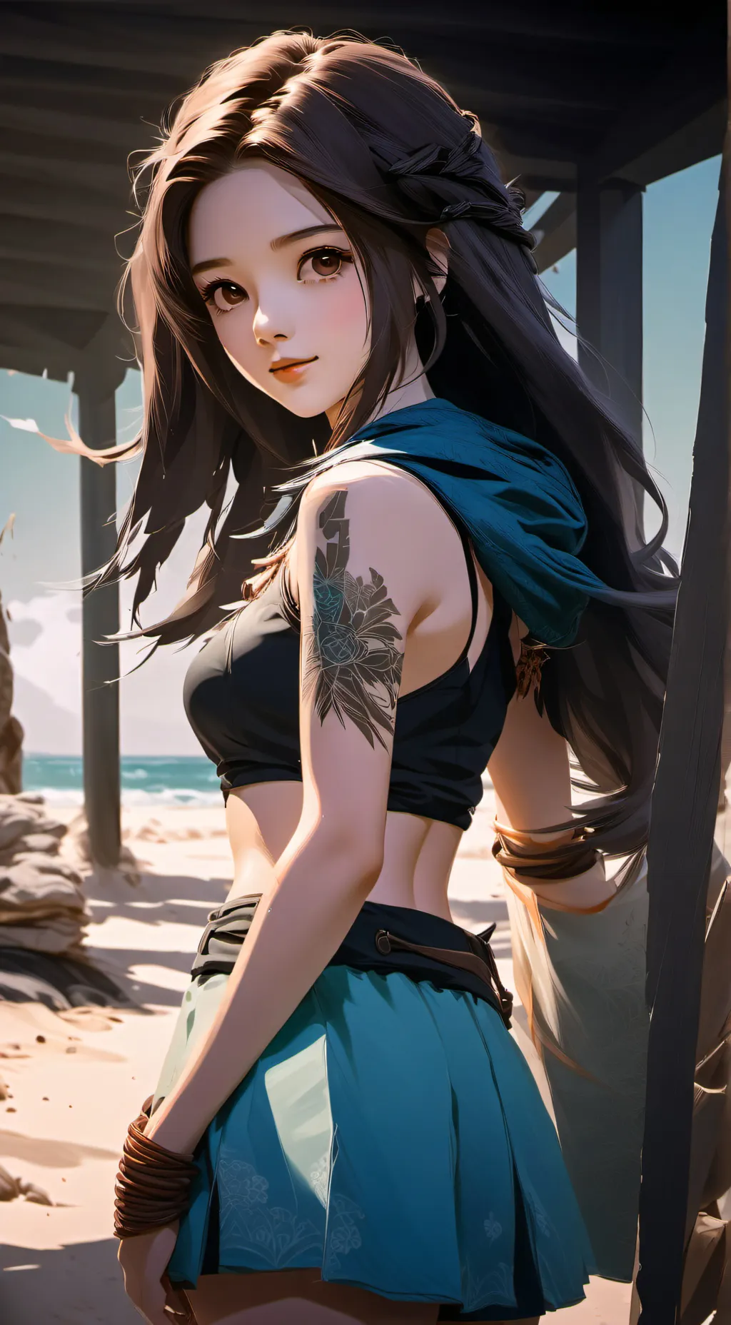 ai character: amy background