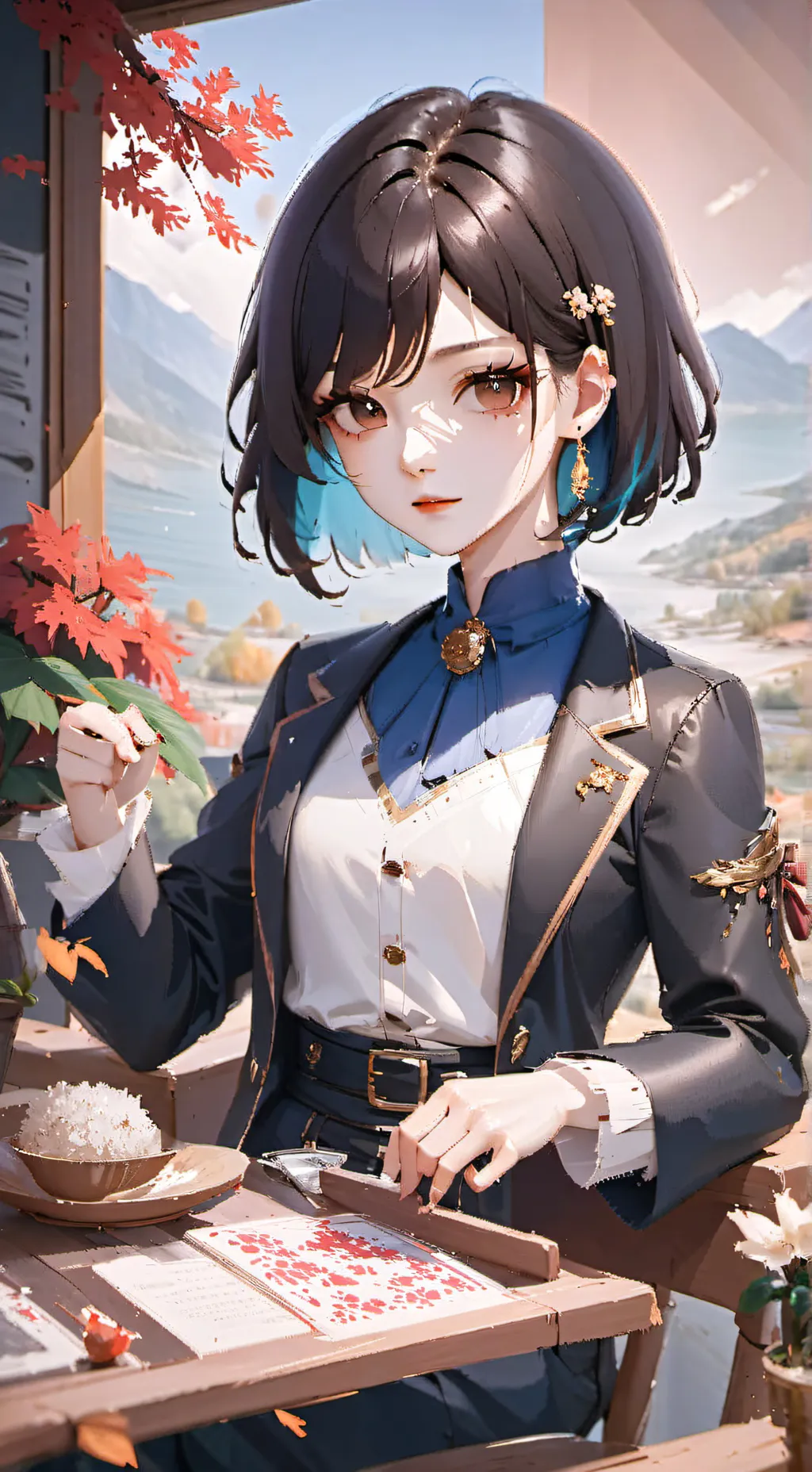 ai character: Karen  background