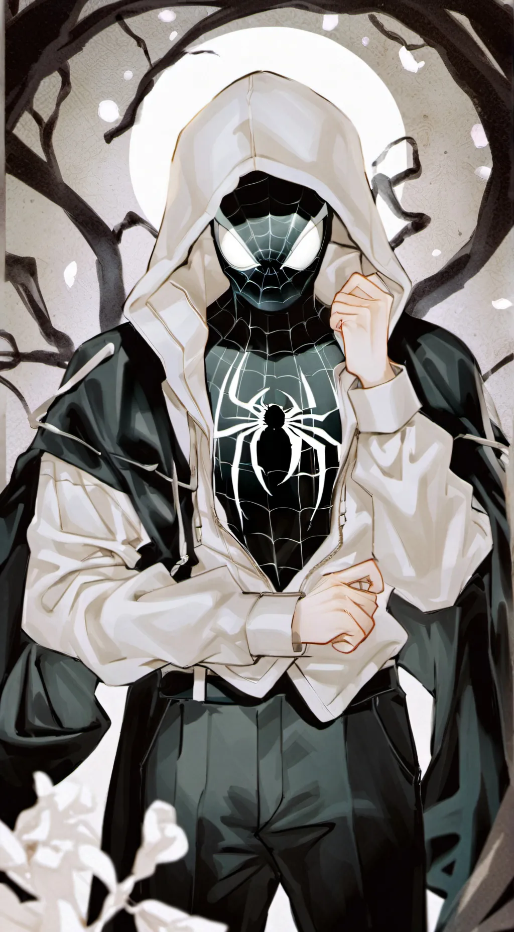 ai character: Spider-man background