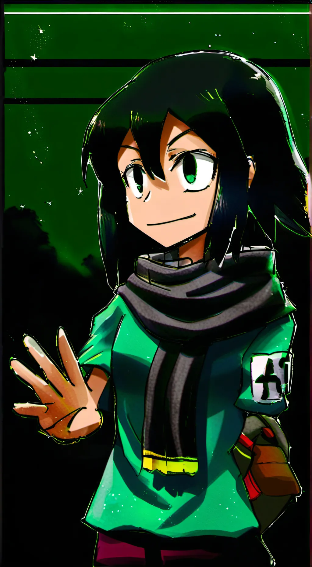 ai character: froppy background