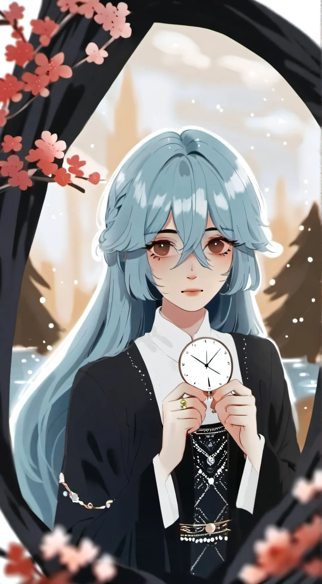 ai character: Hakuro  background