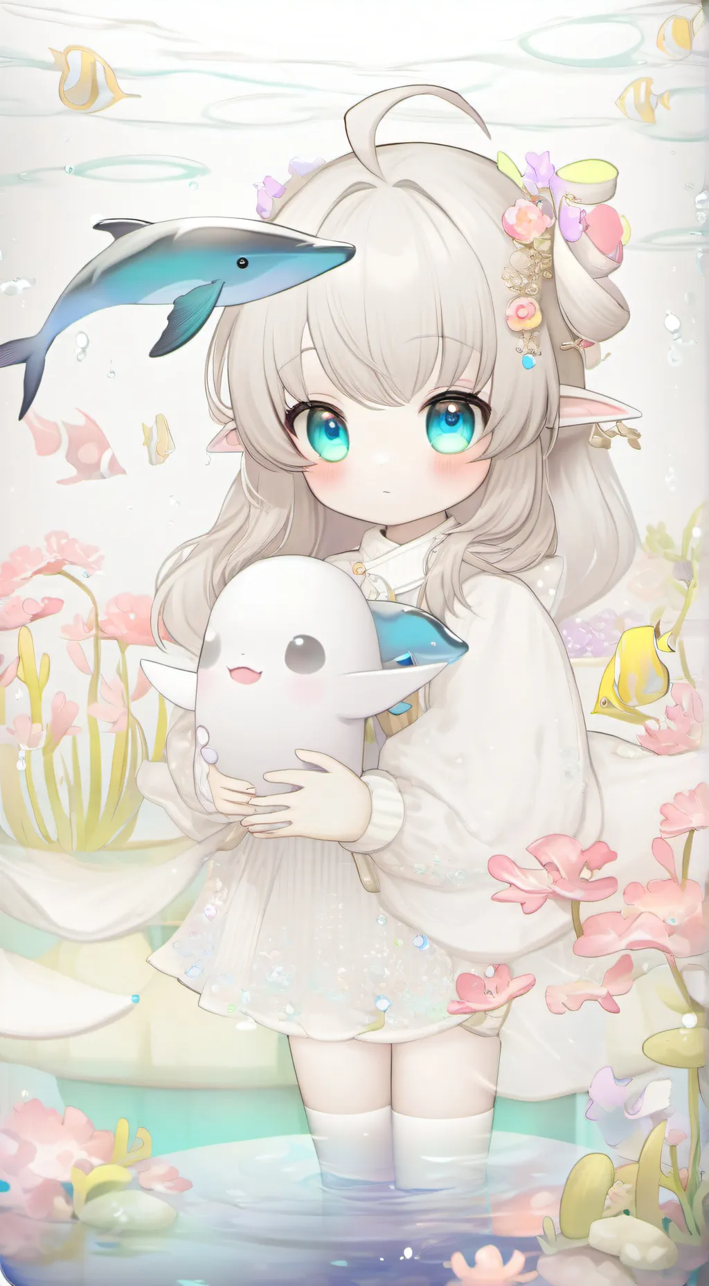 ai character: Squidgy the Whiskerfish Spirit background