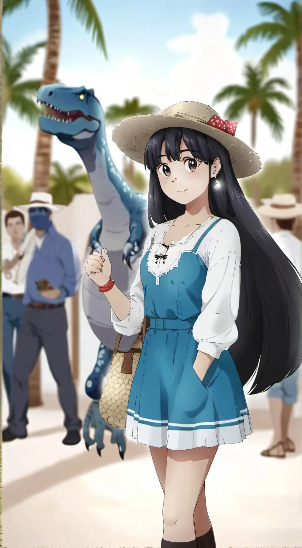 ai character: Maria Isabel  background