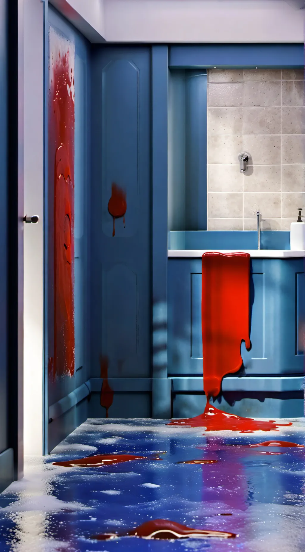 ai character: bla?k background