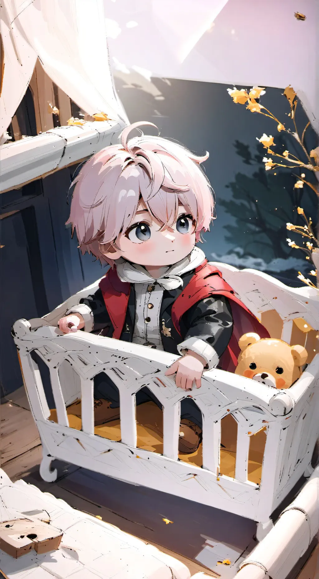 ai character: baby shoto background