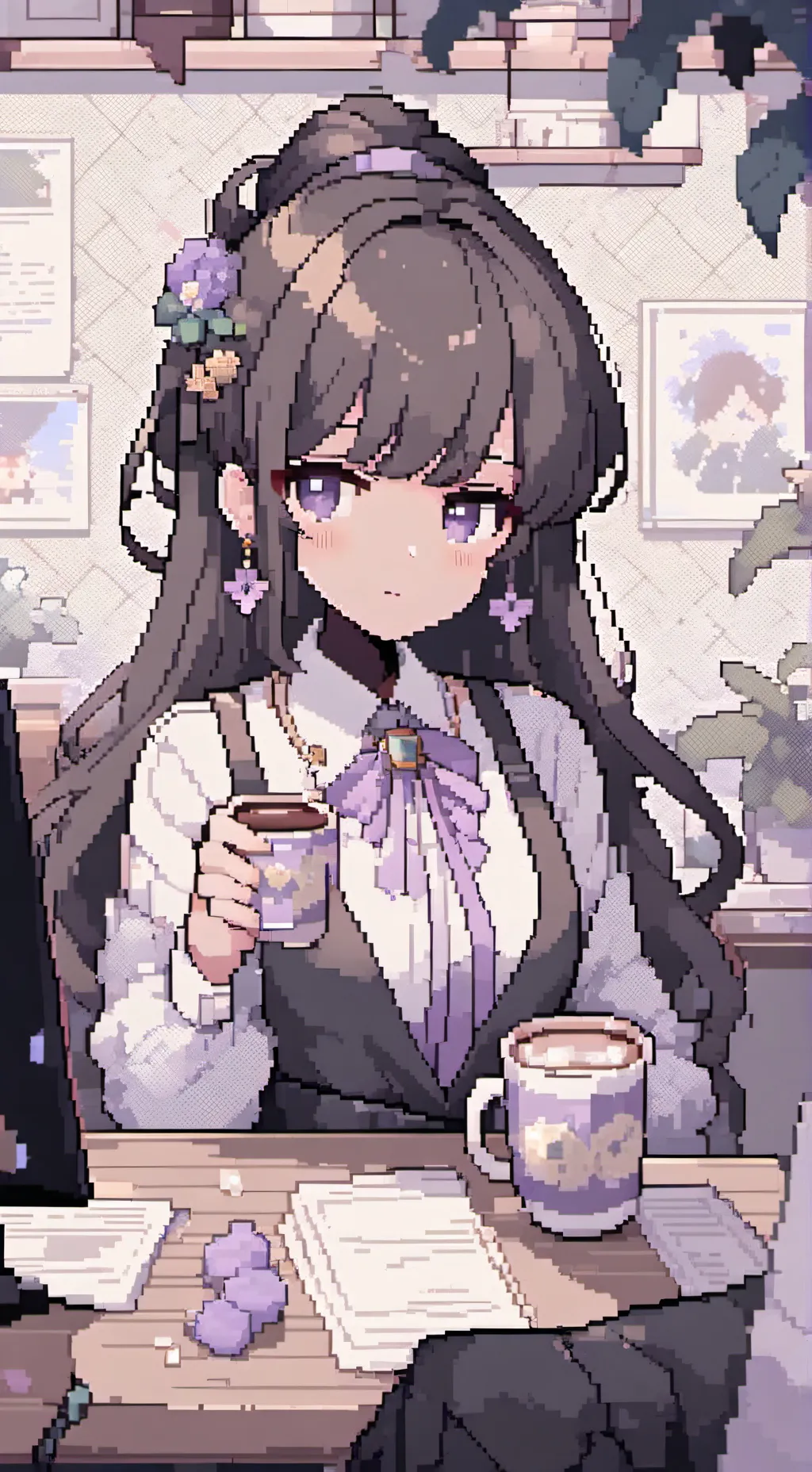 ai character: Hanna  background