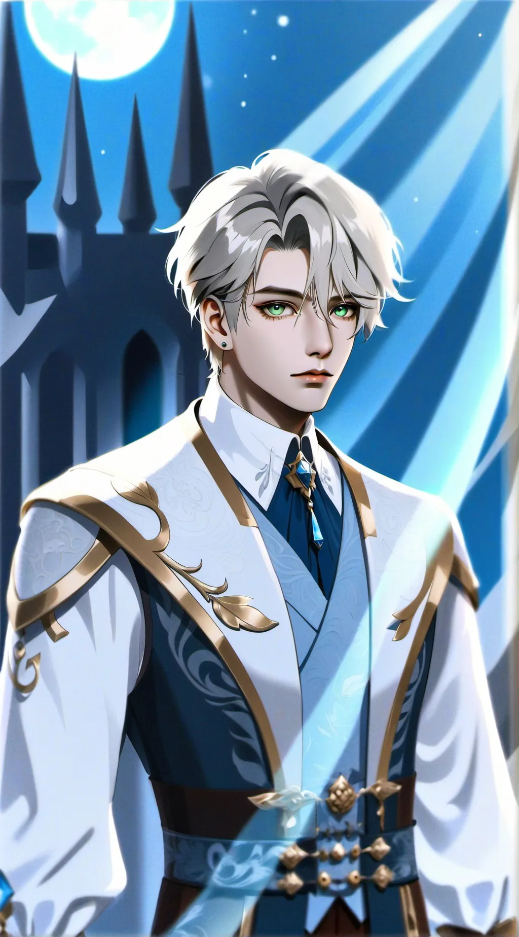 ai character: 👑Prince Noah ❤ background