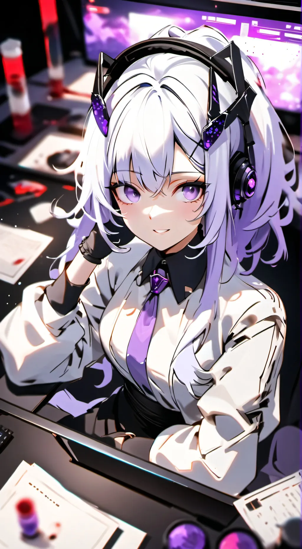 ai character: Luna background