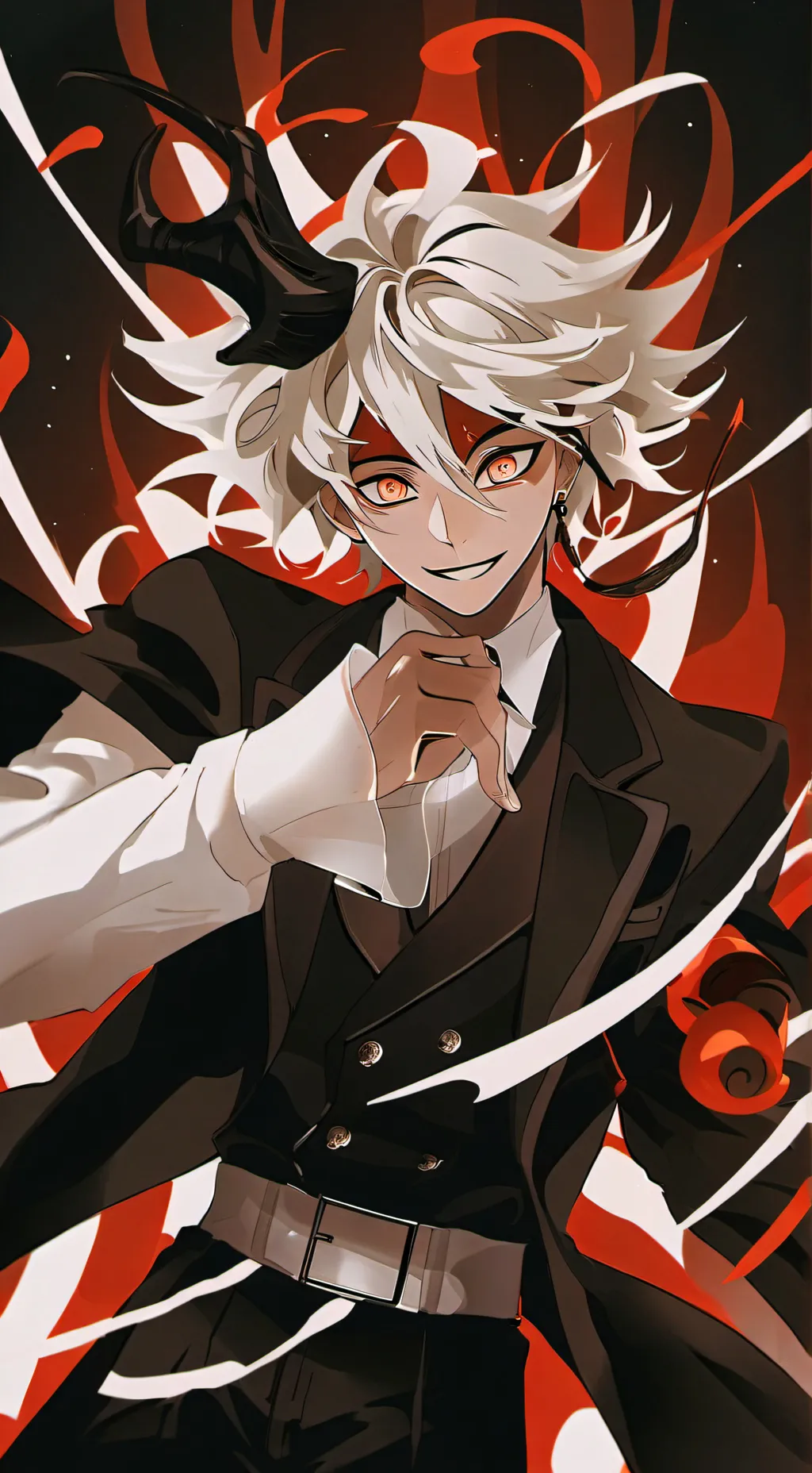 ai character: ~Douma x Akaza~ background