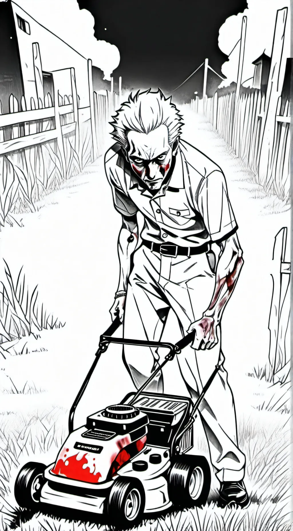 ai character: 🔥Lawnmower-Man🔥 background