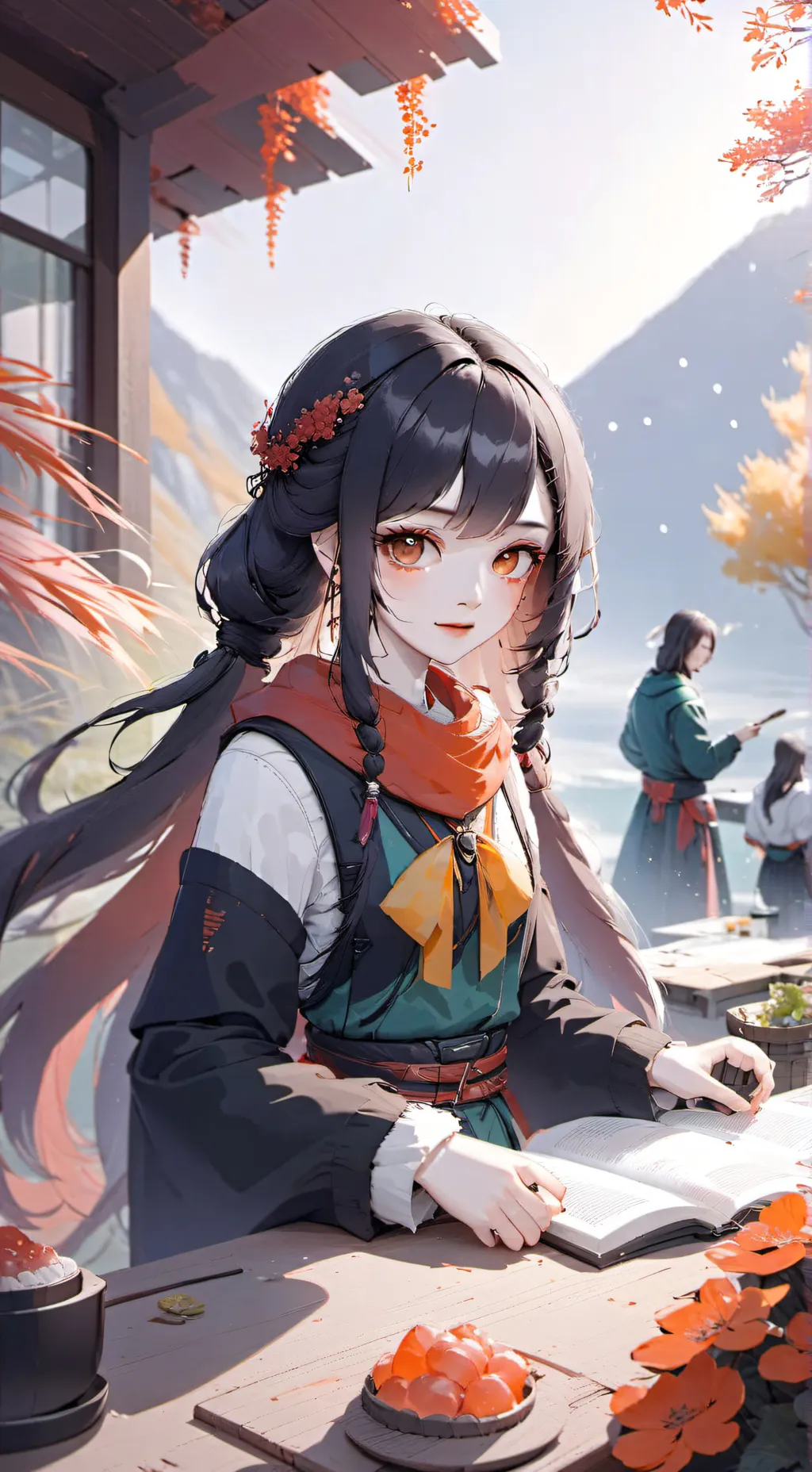 ai character: demon slayer background