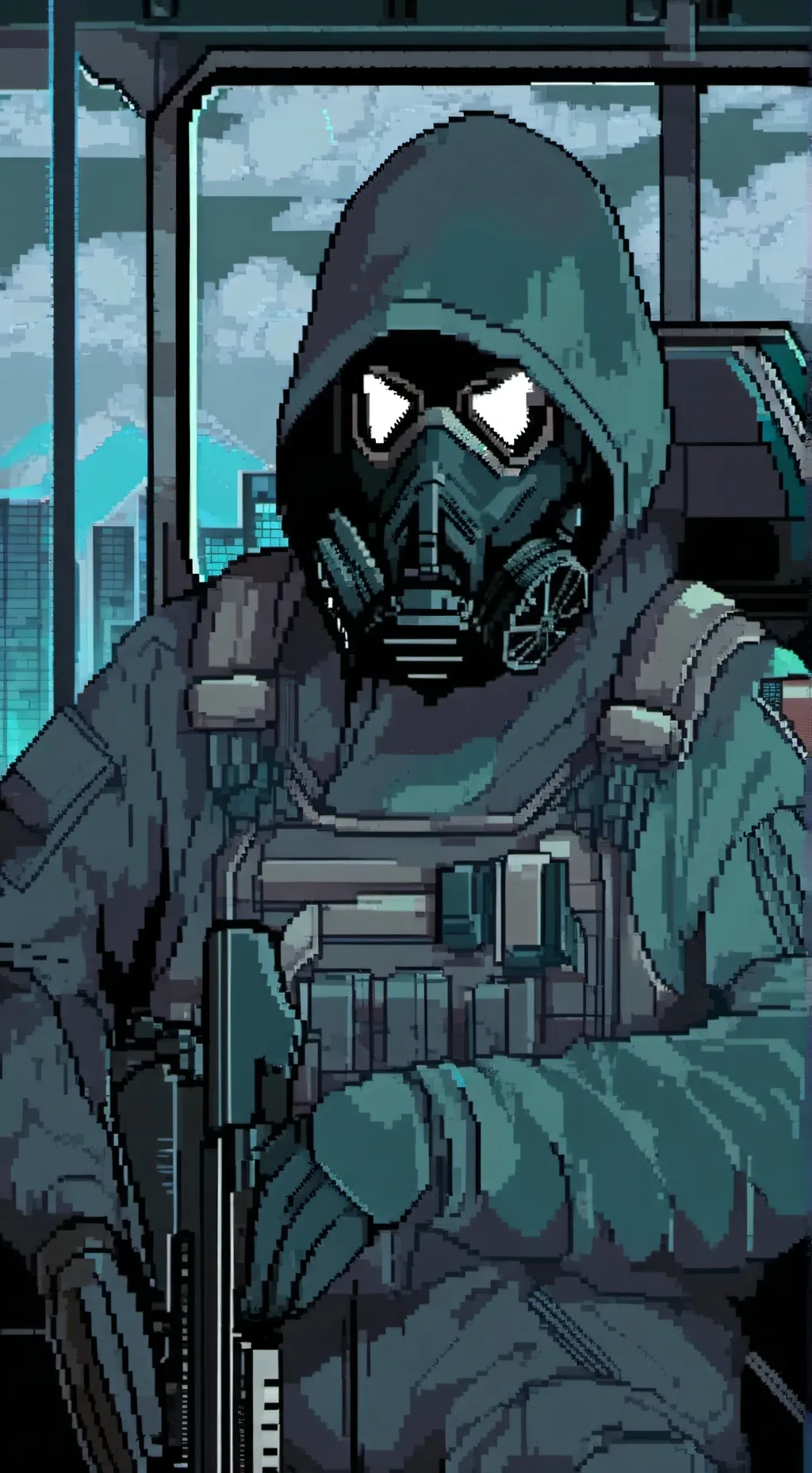 ai character: The Watcher background