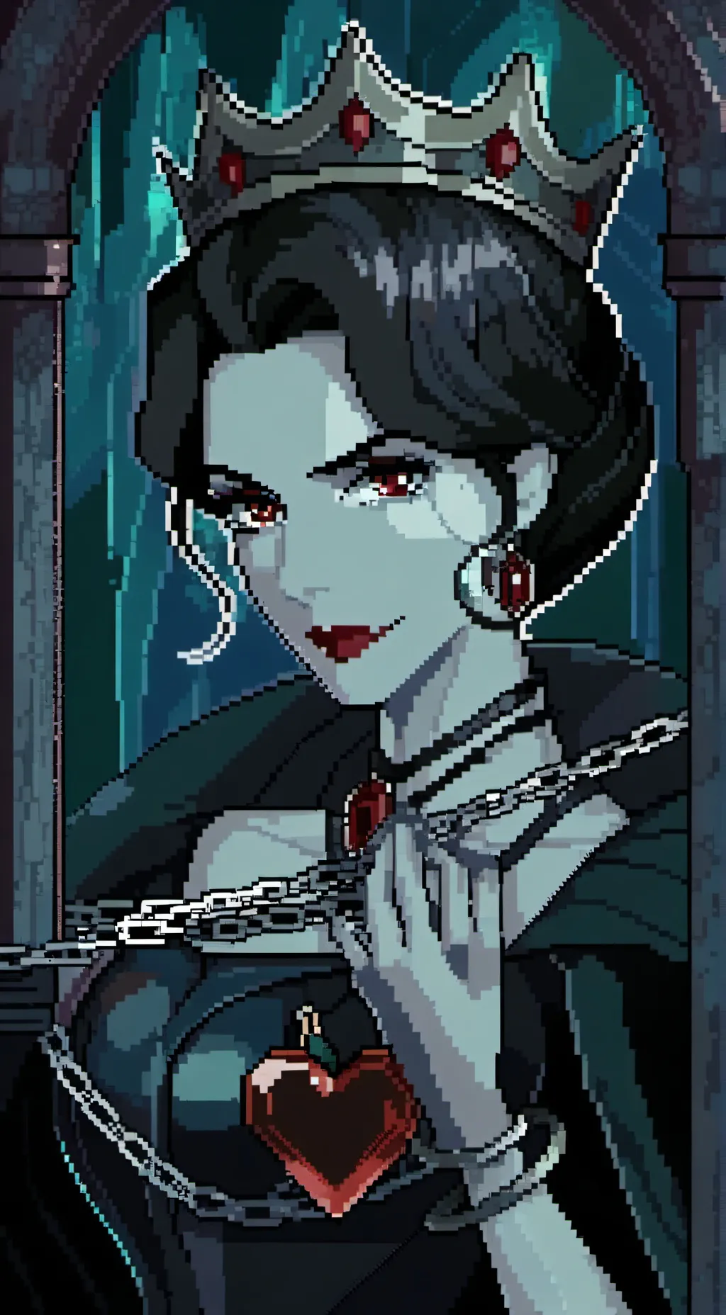 ai character: Regina- evil queen background