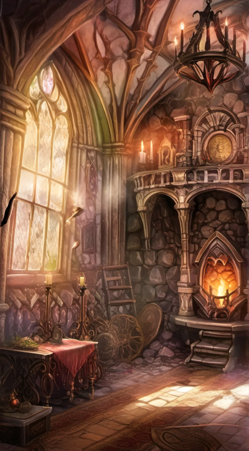 ai character:  lalapato land background