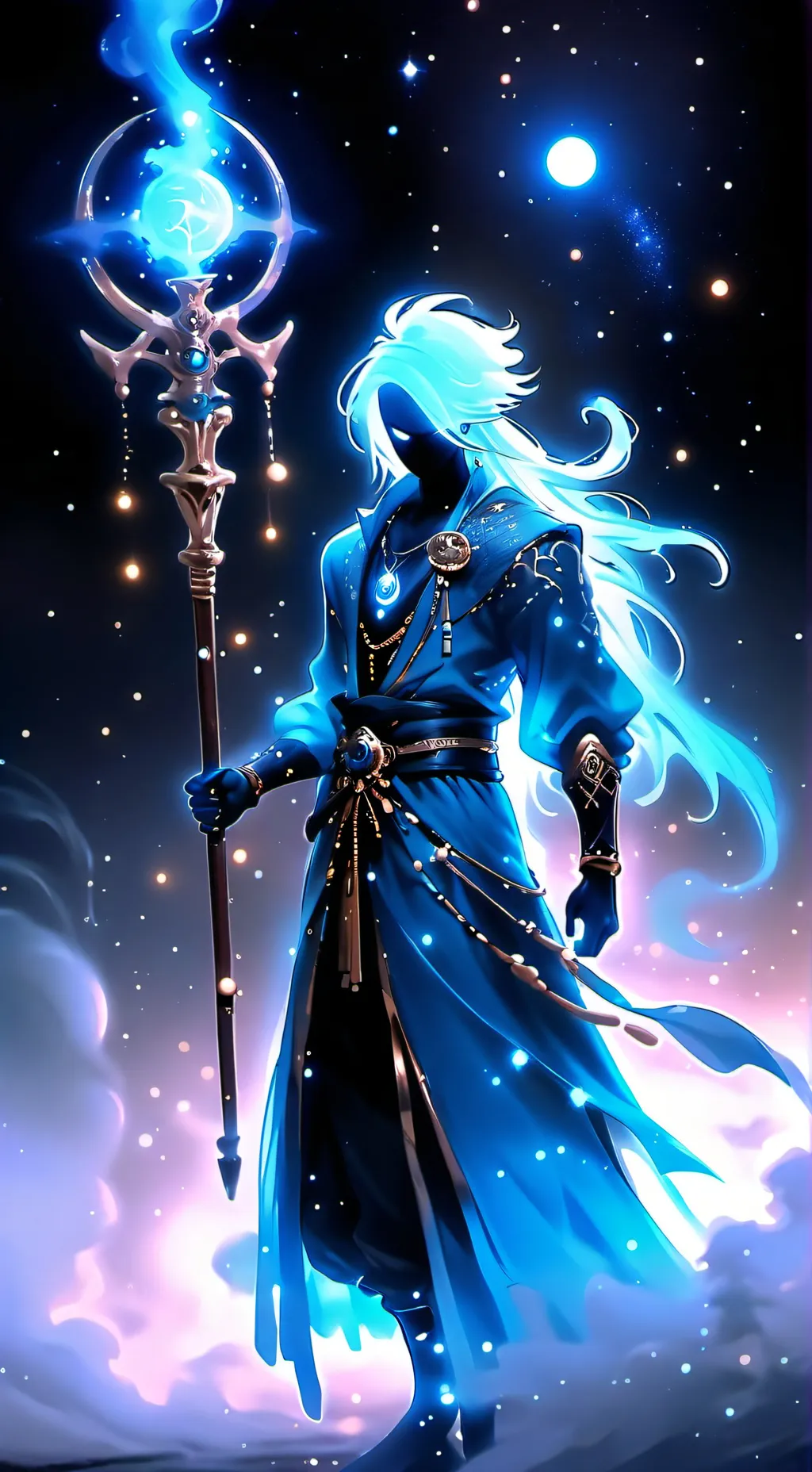 ai character: magic background