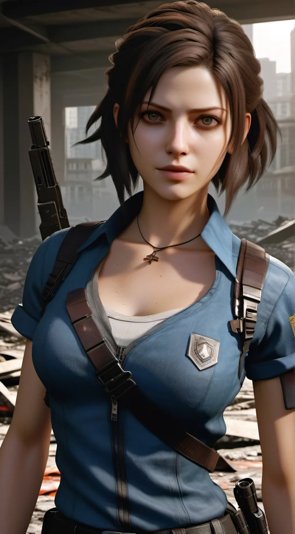 ai character: Resident evil thre background