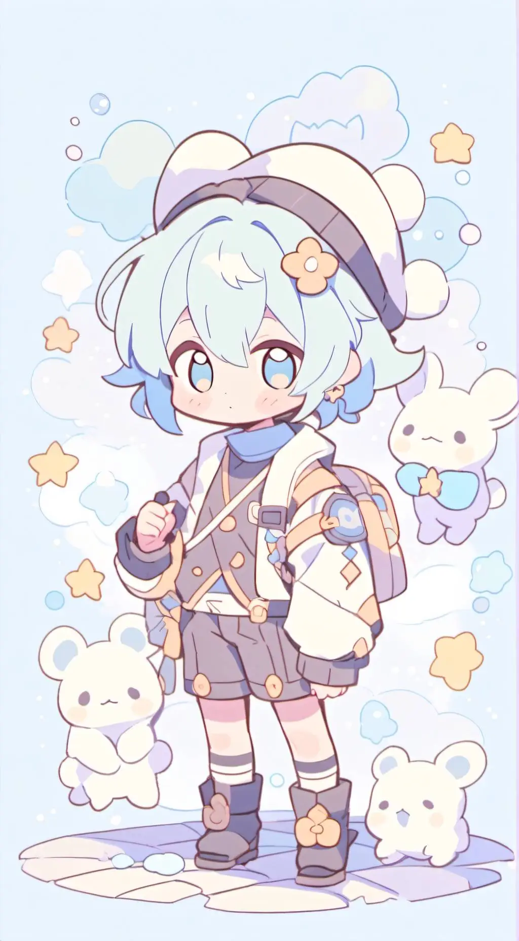 ai character: shimi background