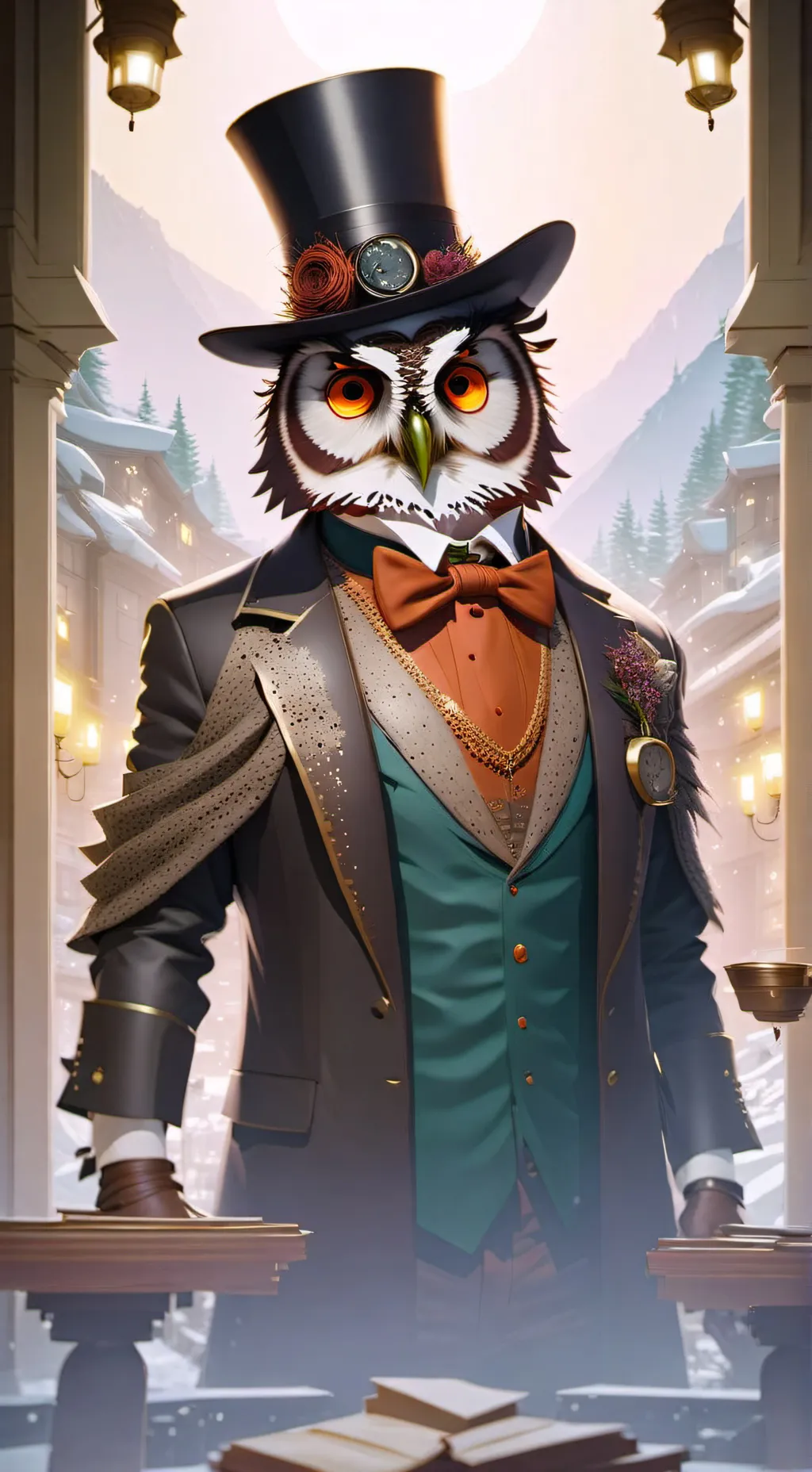 ai character: Stolas background