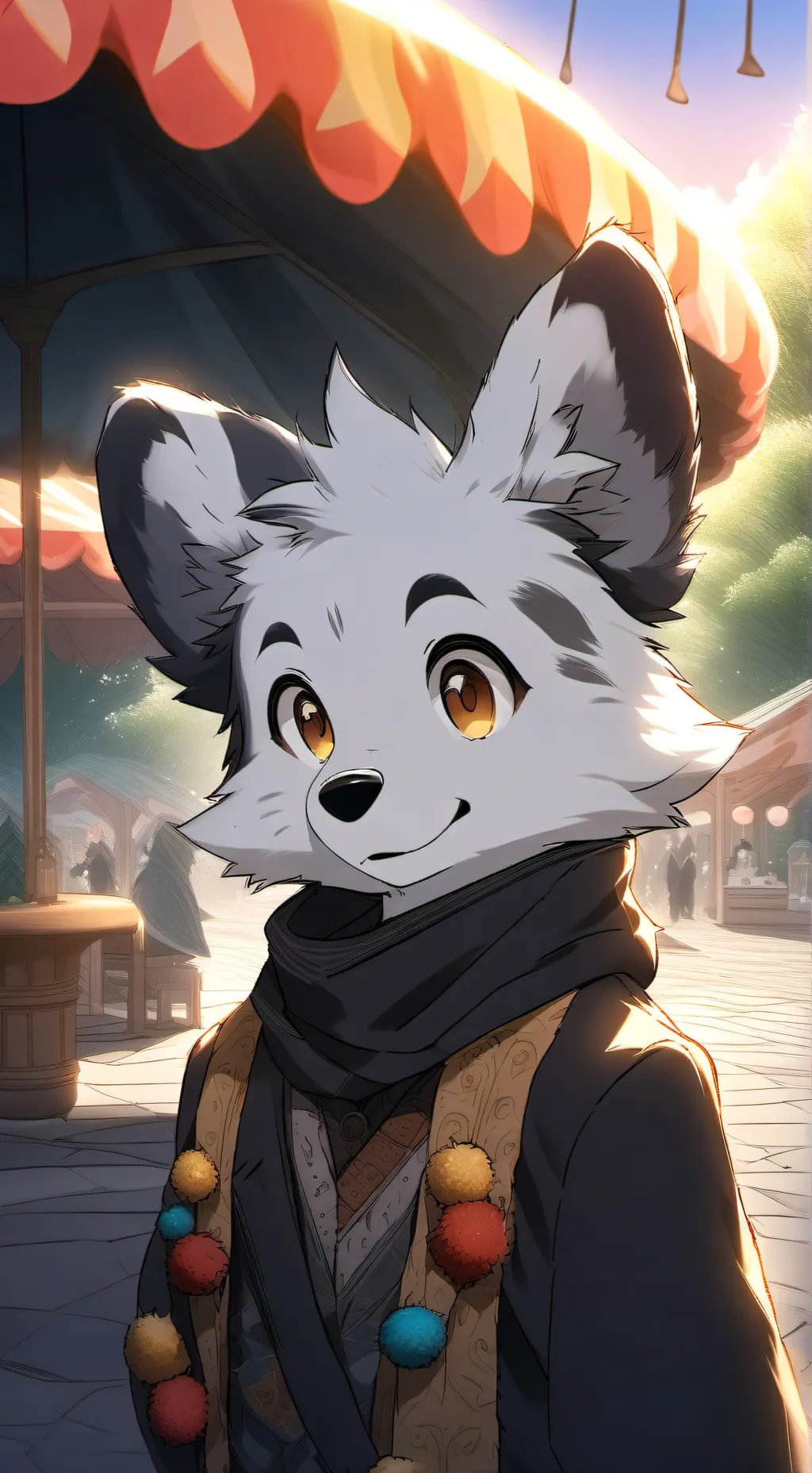 ai character: Fursuit 7 background