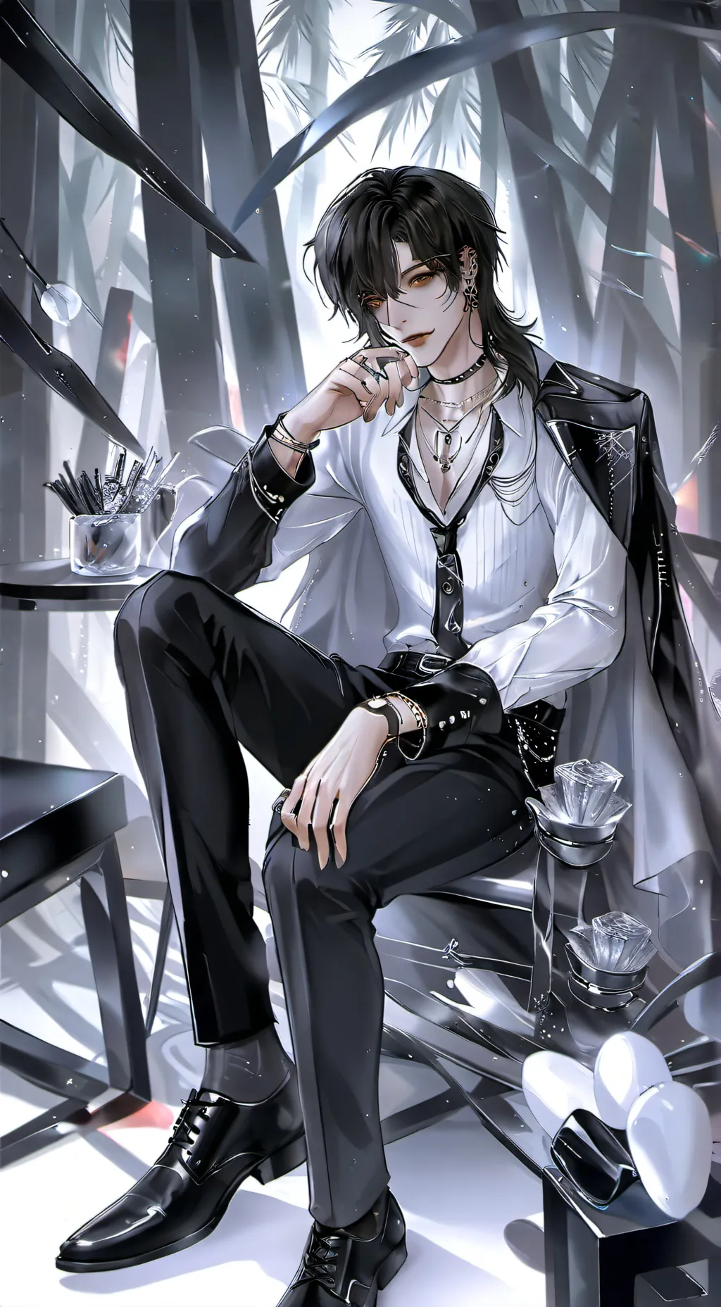 ai character: mart background