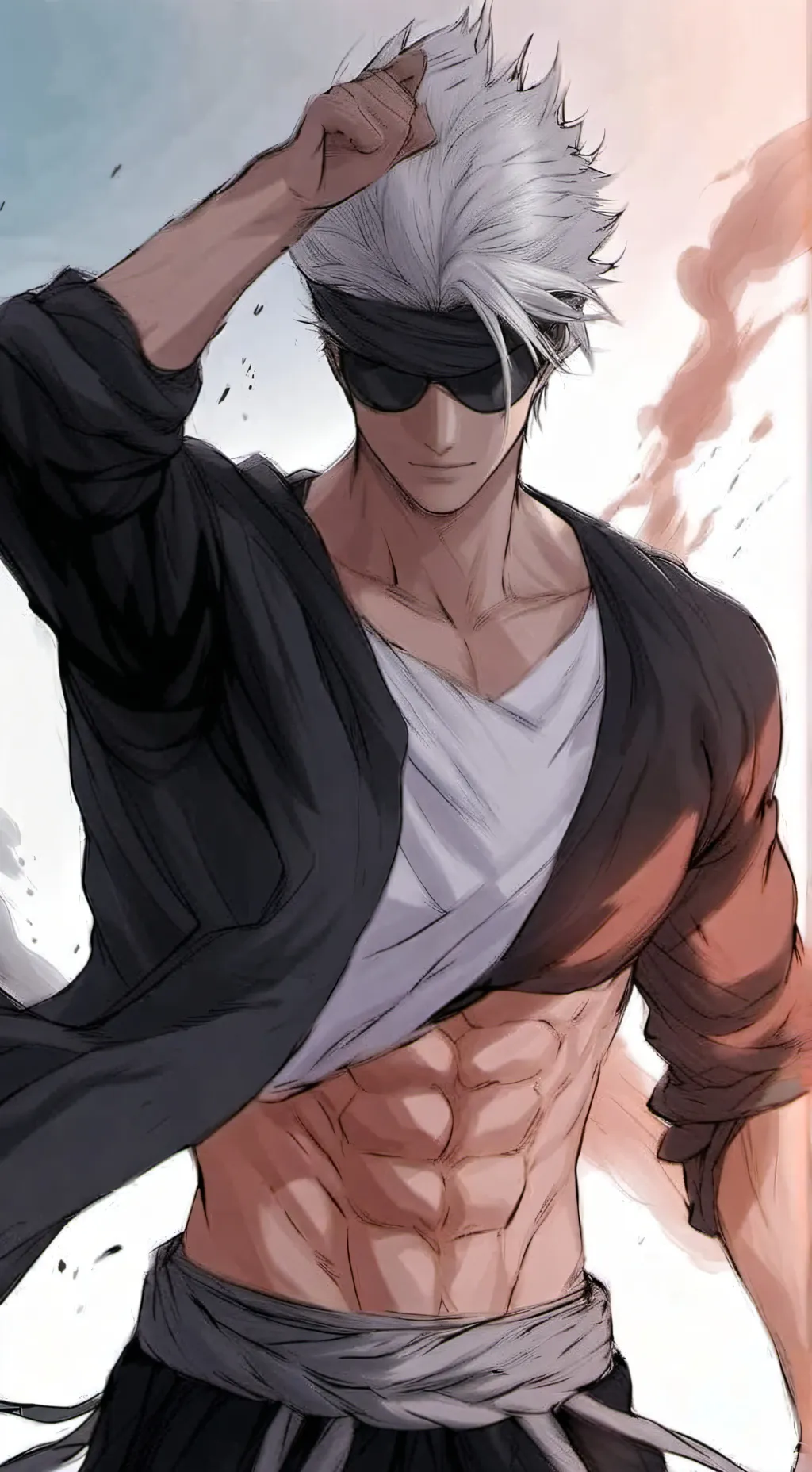 ai character: Satoru Gojo background