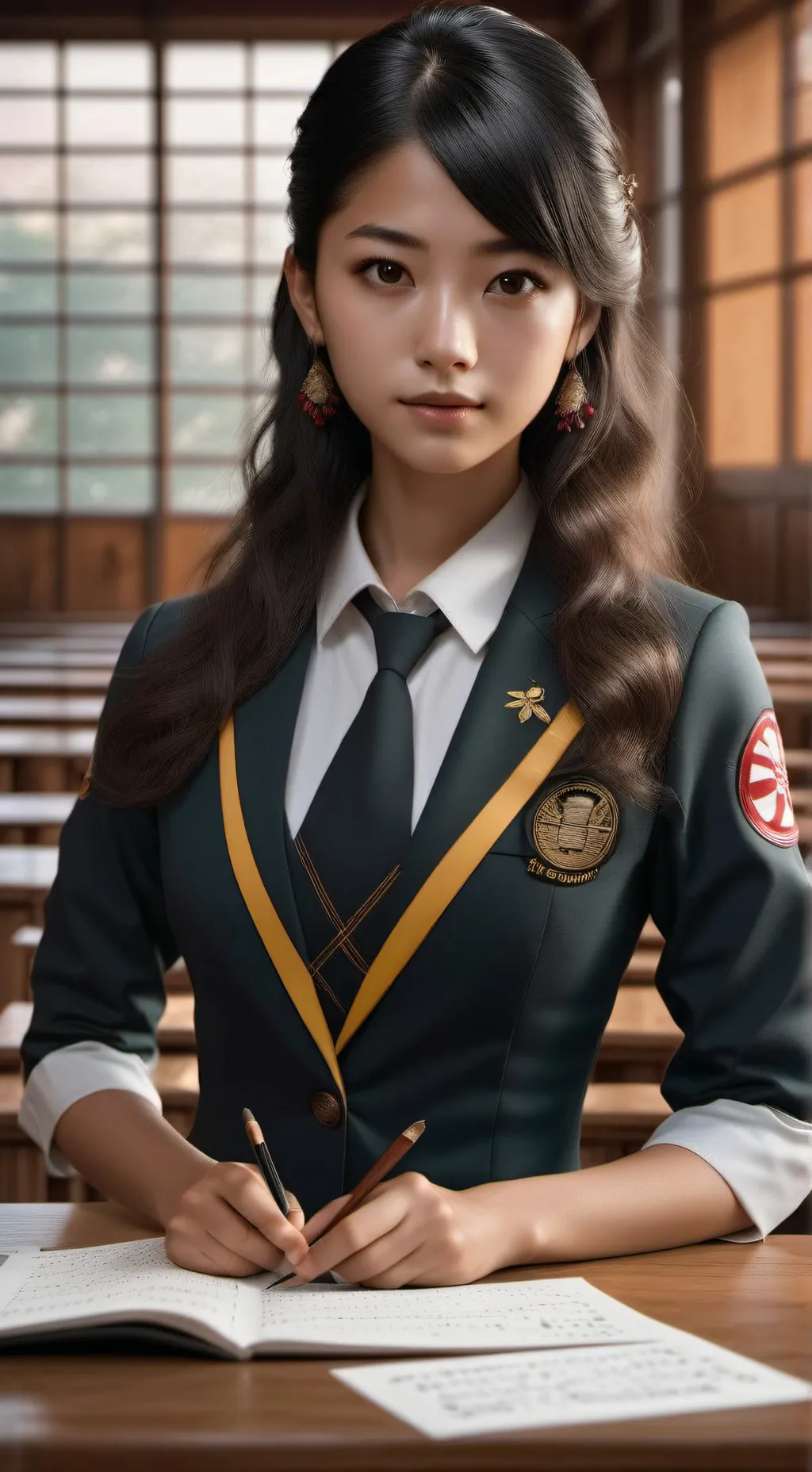 ai character: Akane background