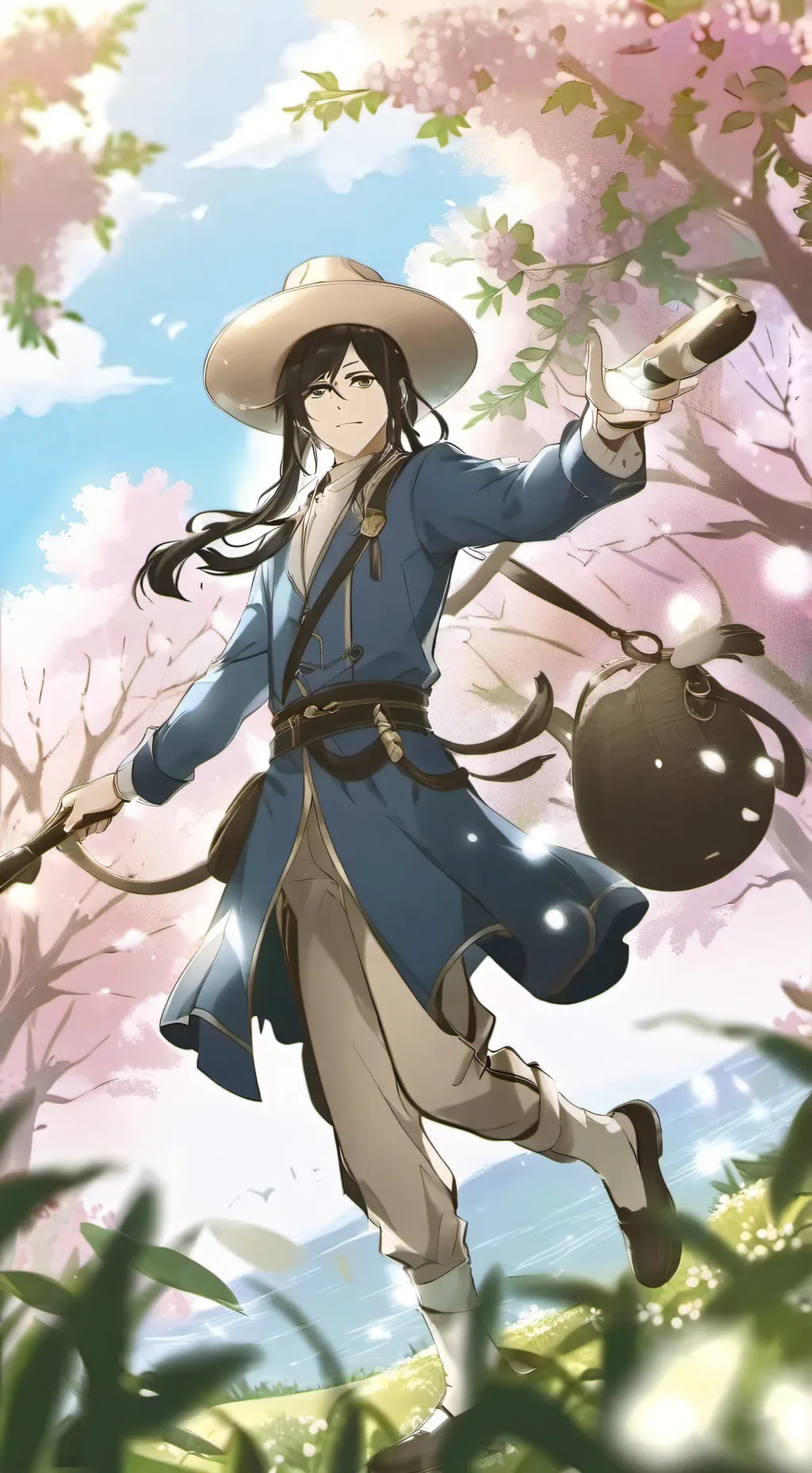 ai character: fpe d and a background