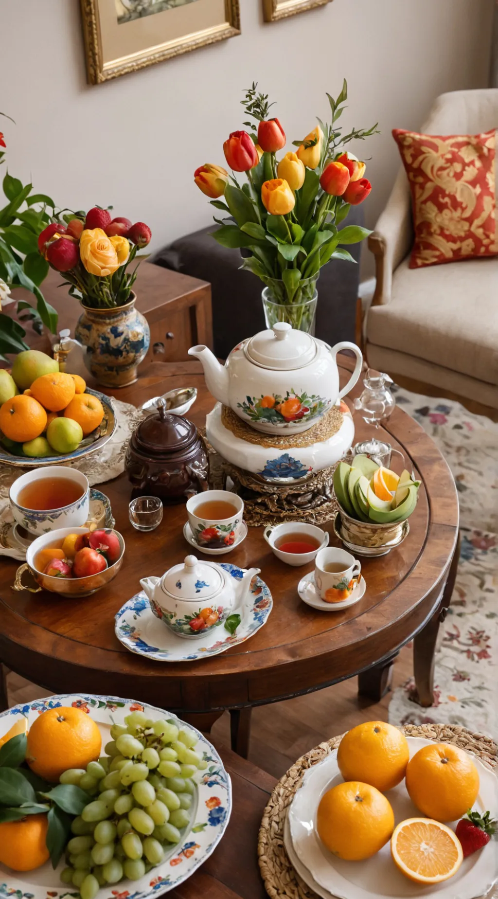 ai character: Christmas background