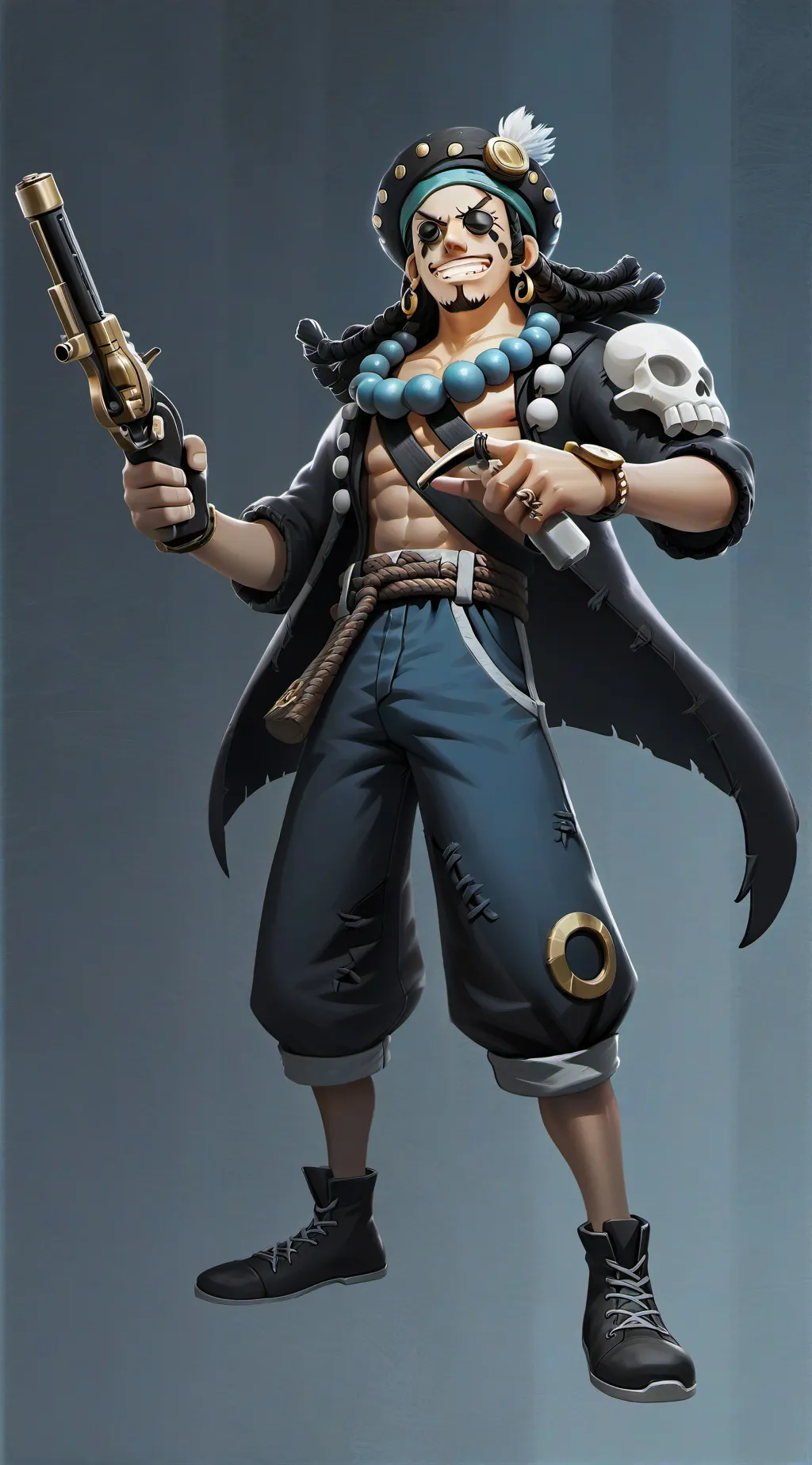 ai character: usopp background