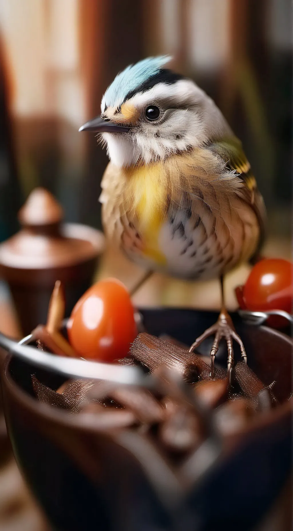 ai character: Azure background