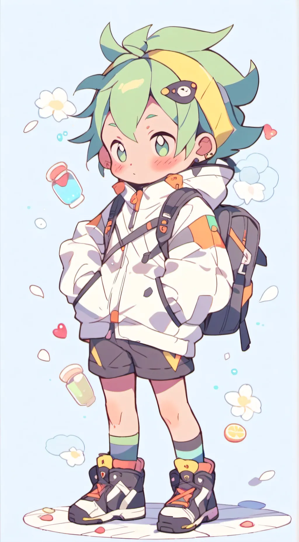 ai character: Jjk vessel background