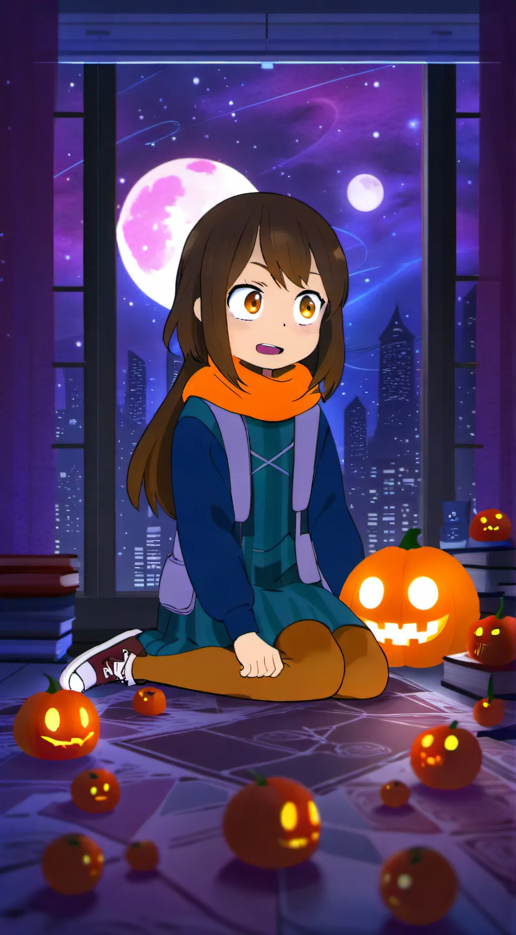 ai character: A/my oc :) background