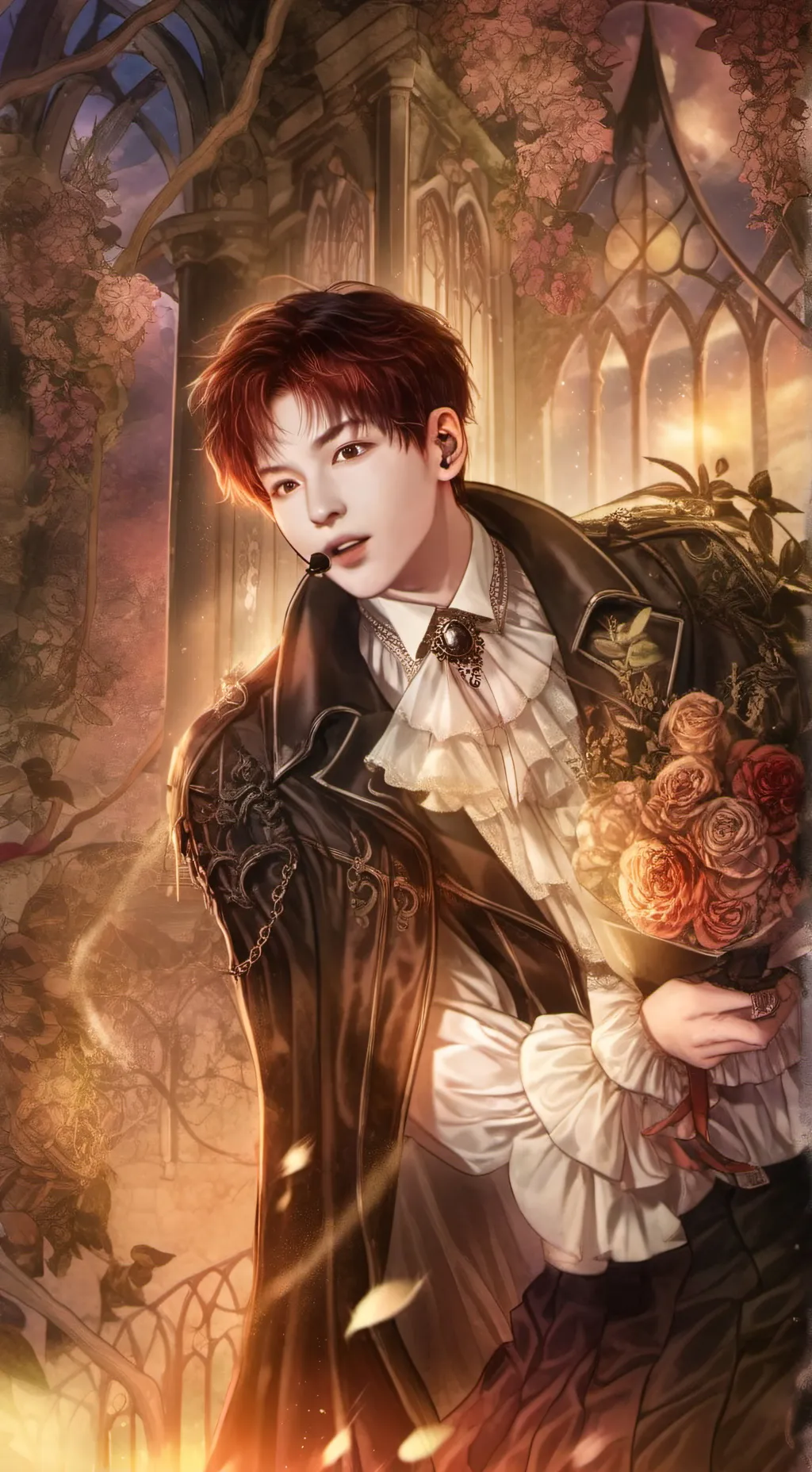 ai character: middle ages skz background