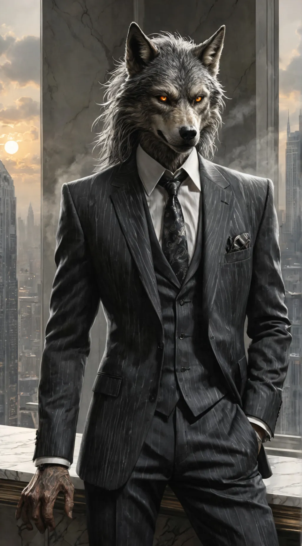 ai character: Kaine background