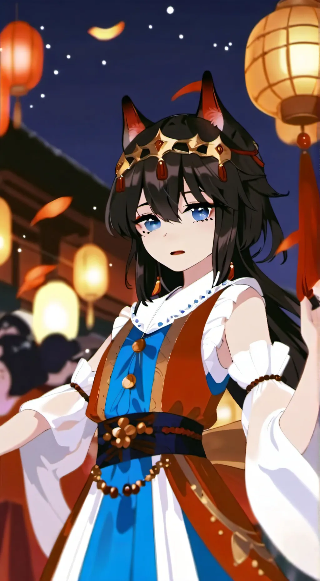 ai character: kny sleepover background