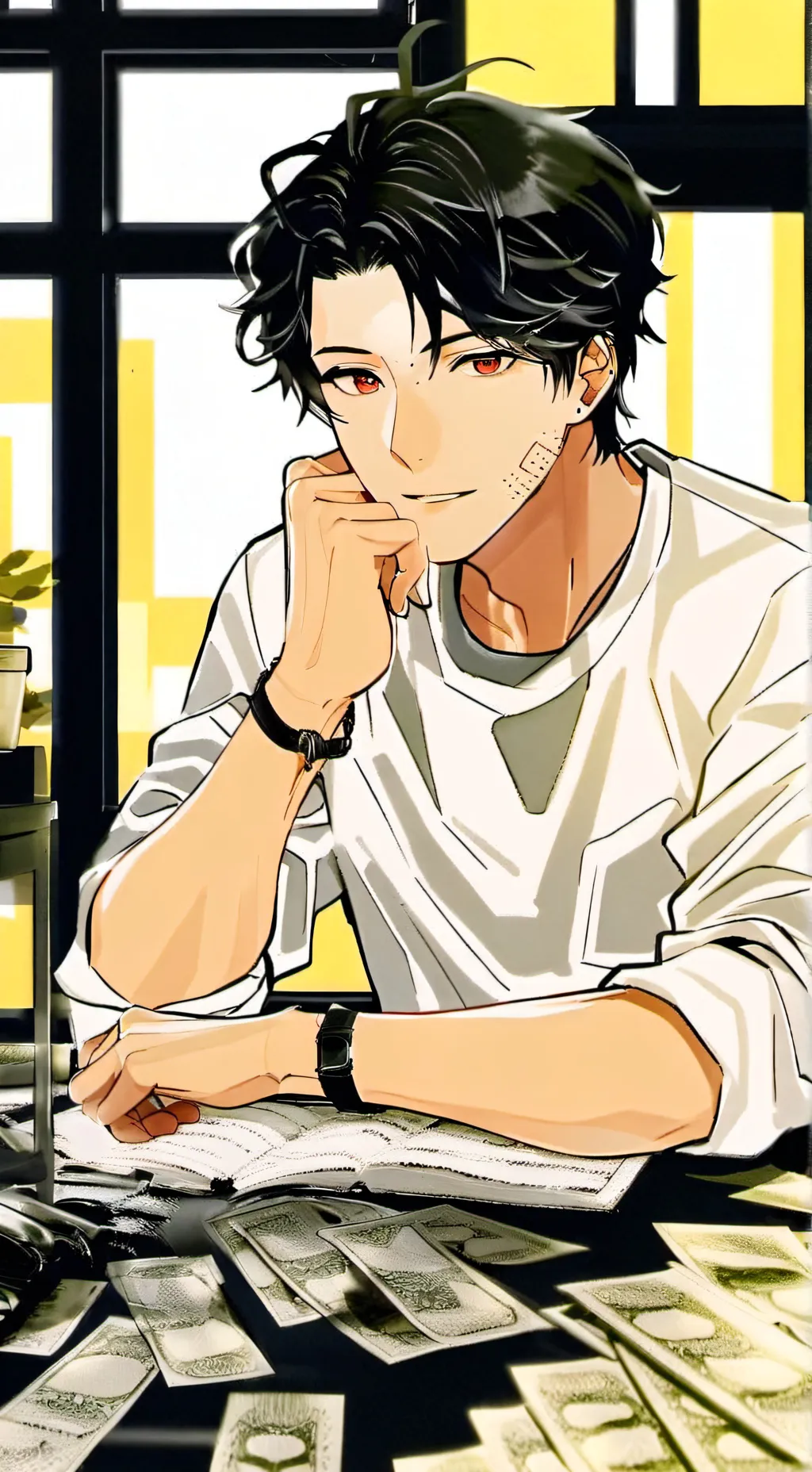 ai character: omz background