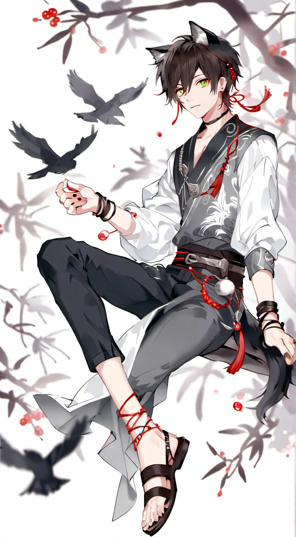 ai character: Louis  background