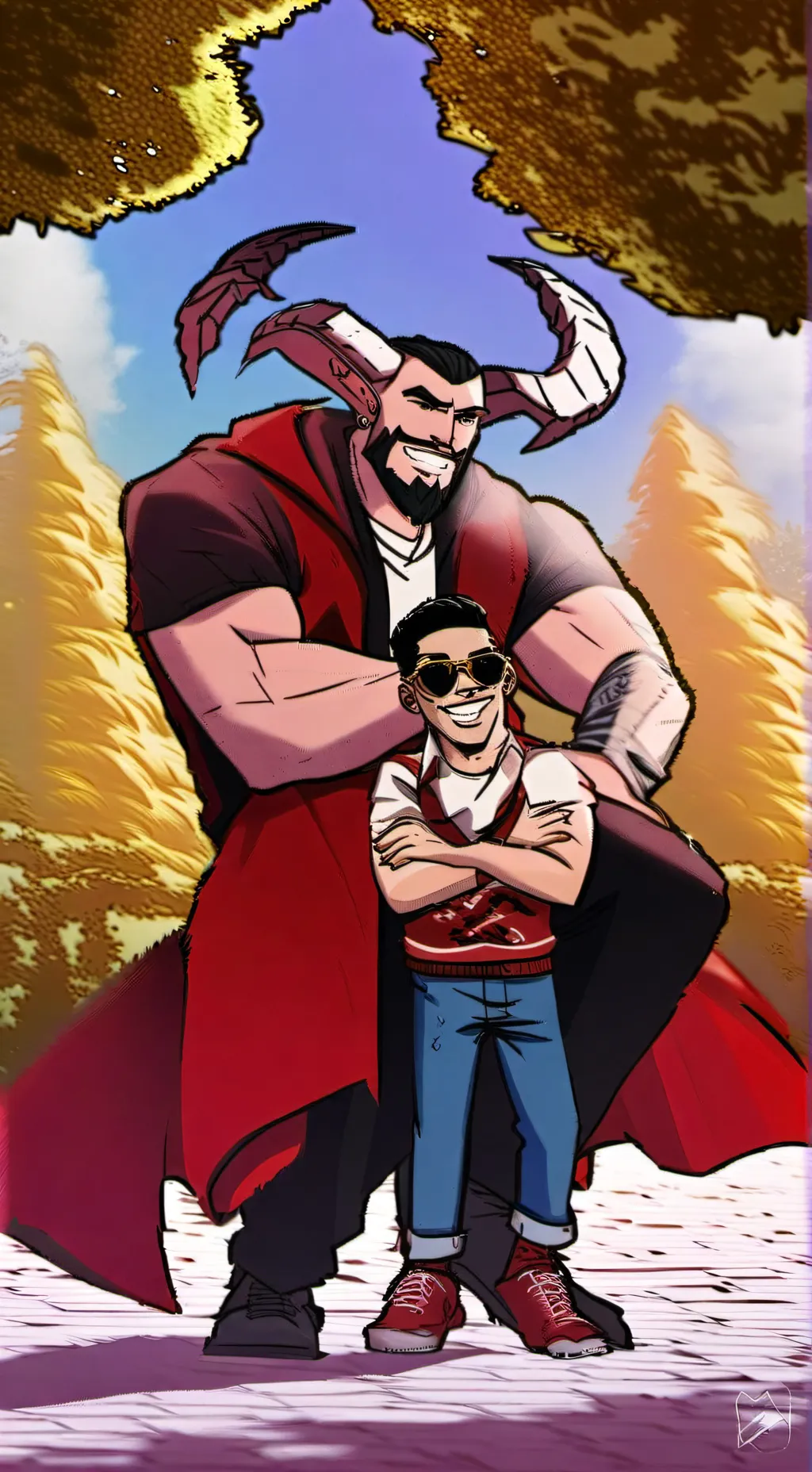 ai character: Father Satan background