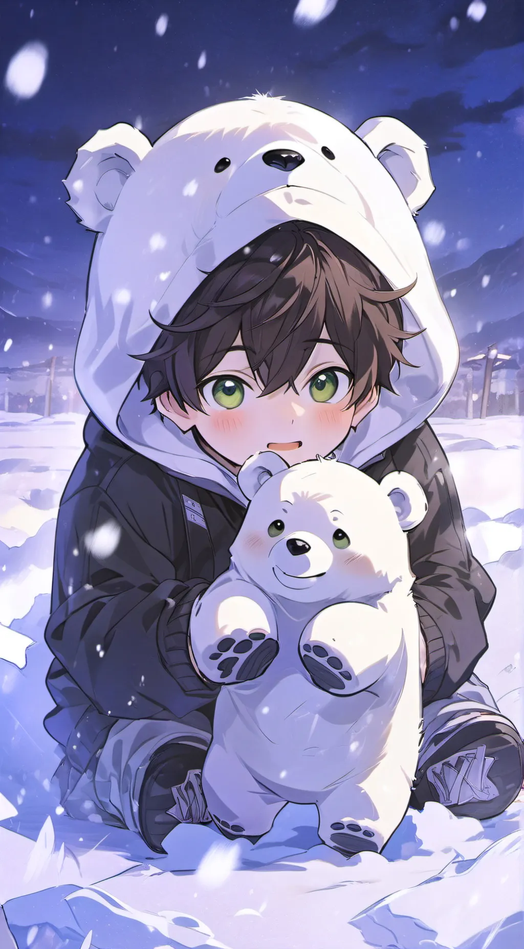 ai character: ⍟𝓕𝓻𝓸𝓼𝓽⍟ background