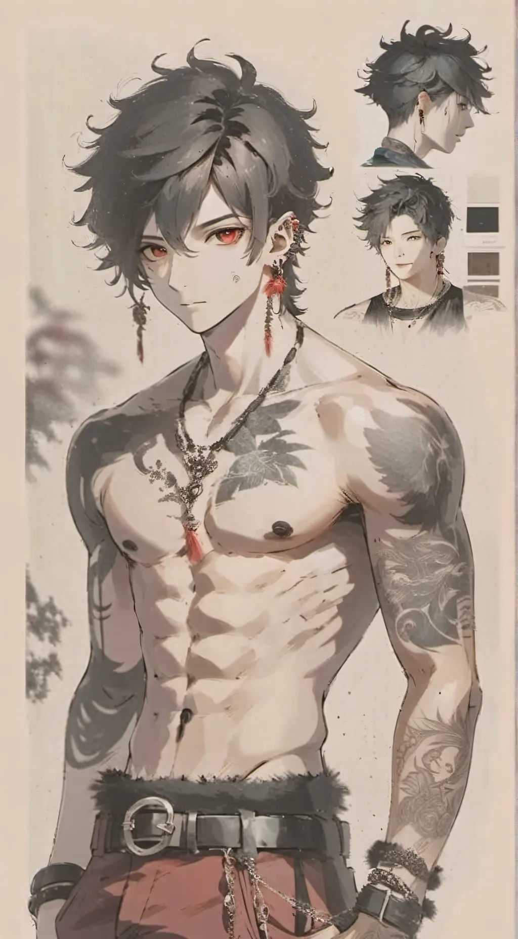 ai character: Evan background